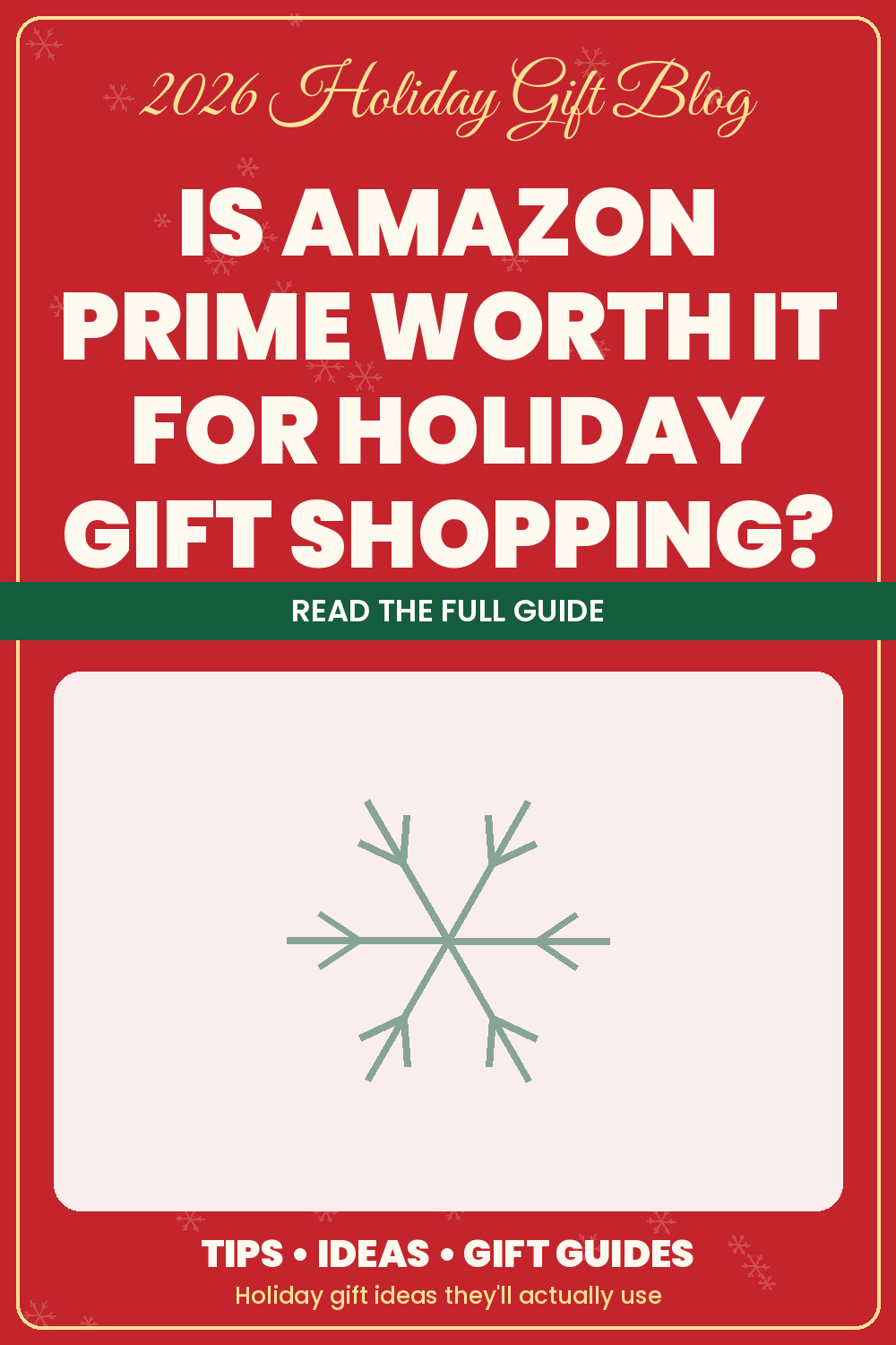 Is Amazon Prime Worth It for Holiday Gift Shopping? cover image