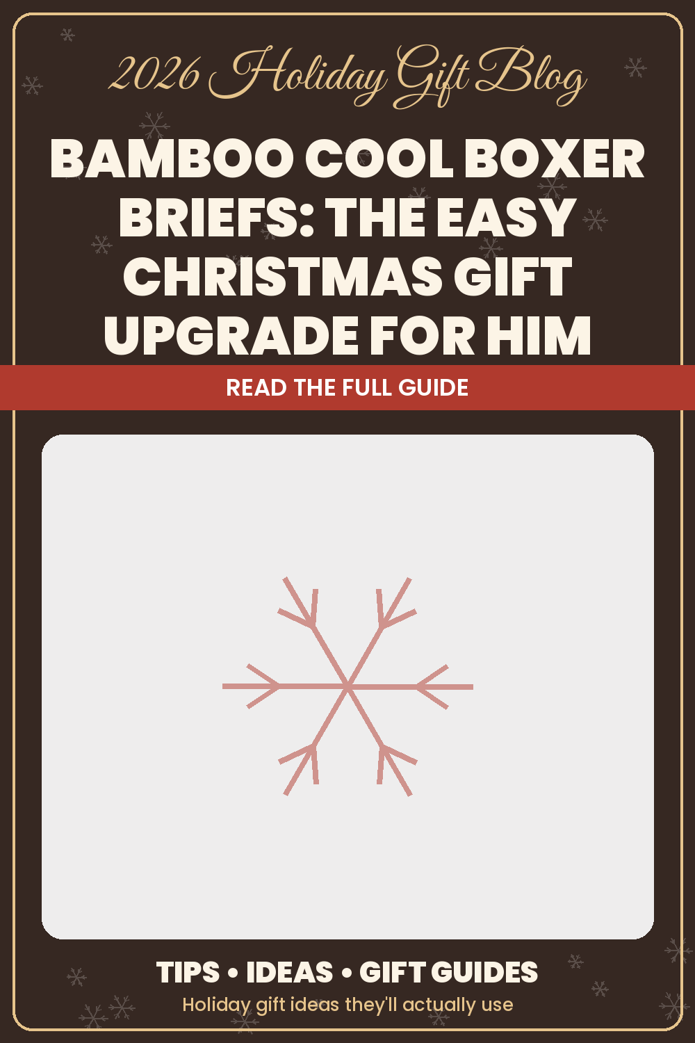 Bamboo Cool Boxer Briefs: The Easy Christmas Gift Upgrade for Him cover image